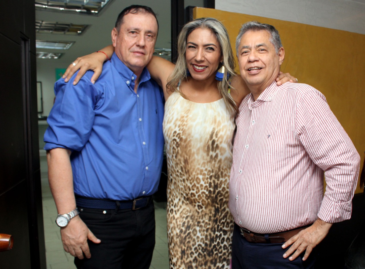 Hernando González, Sandra Arrieta y Jaime Enrique Valbuena.